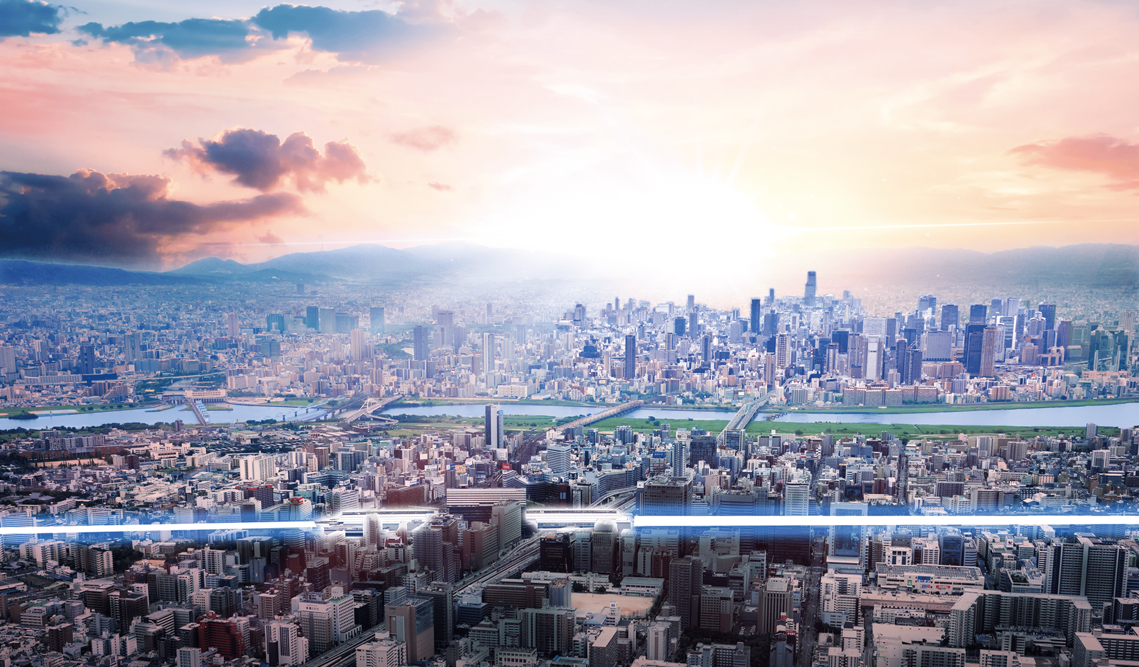 現地周辺航空写真